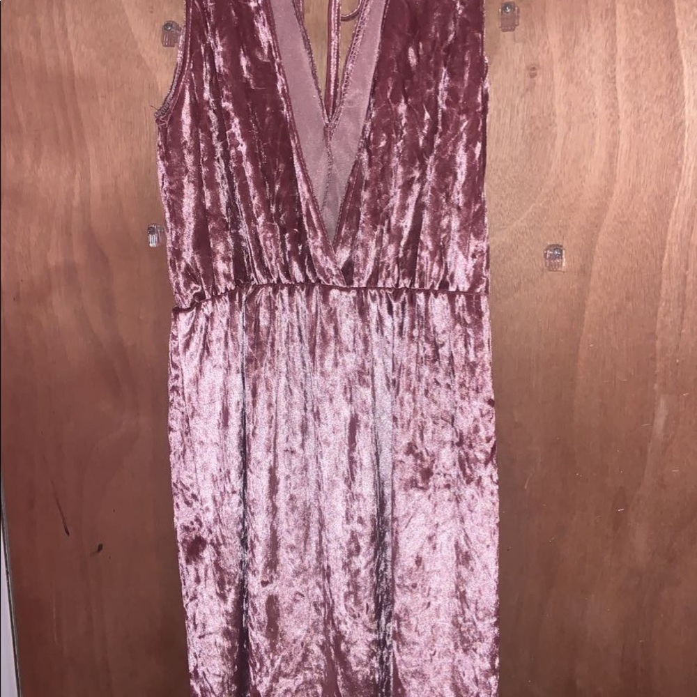 Pink Velvet dress